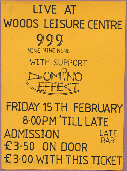 Domino Effect, Colchester, Woods Leisure Centre